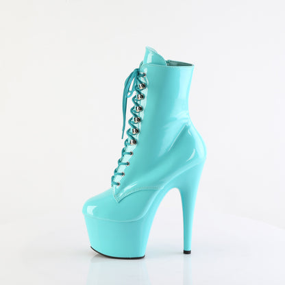 Pleaser Women's Platform Shoes ADORE-1020 Aqua Pat/Aqua