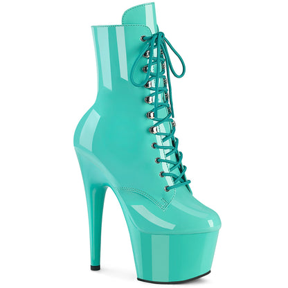 Pleaser Women's Platform Shoes ADORE-1020 Aqua Pat/Aqua