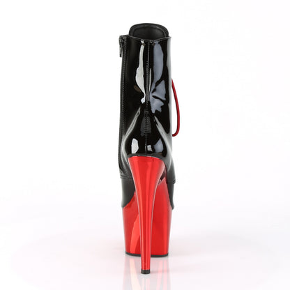Pleaser Bottines pour femmes ADORE-1020 blk pat / rouge chrome