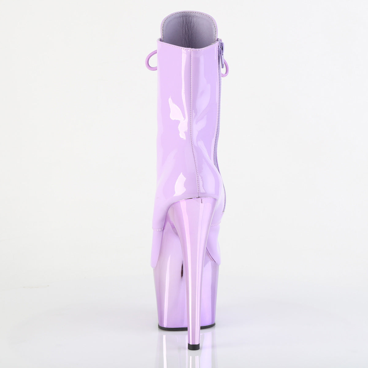 Pleaser Women's Platform Shoes ADORE-1020 Lavender Pat/Lavender Chrome