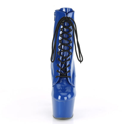 Pleaser Bottines pour femmes ADORE-1020 Royal Blue Pat / bleu royal