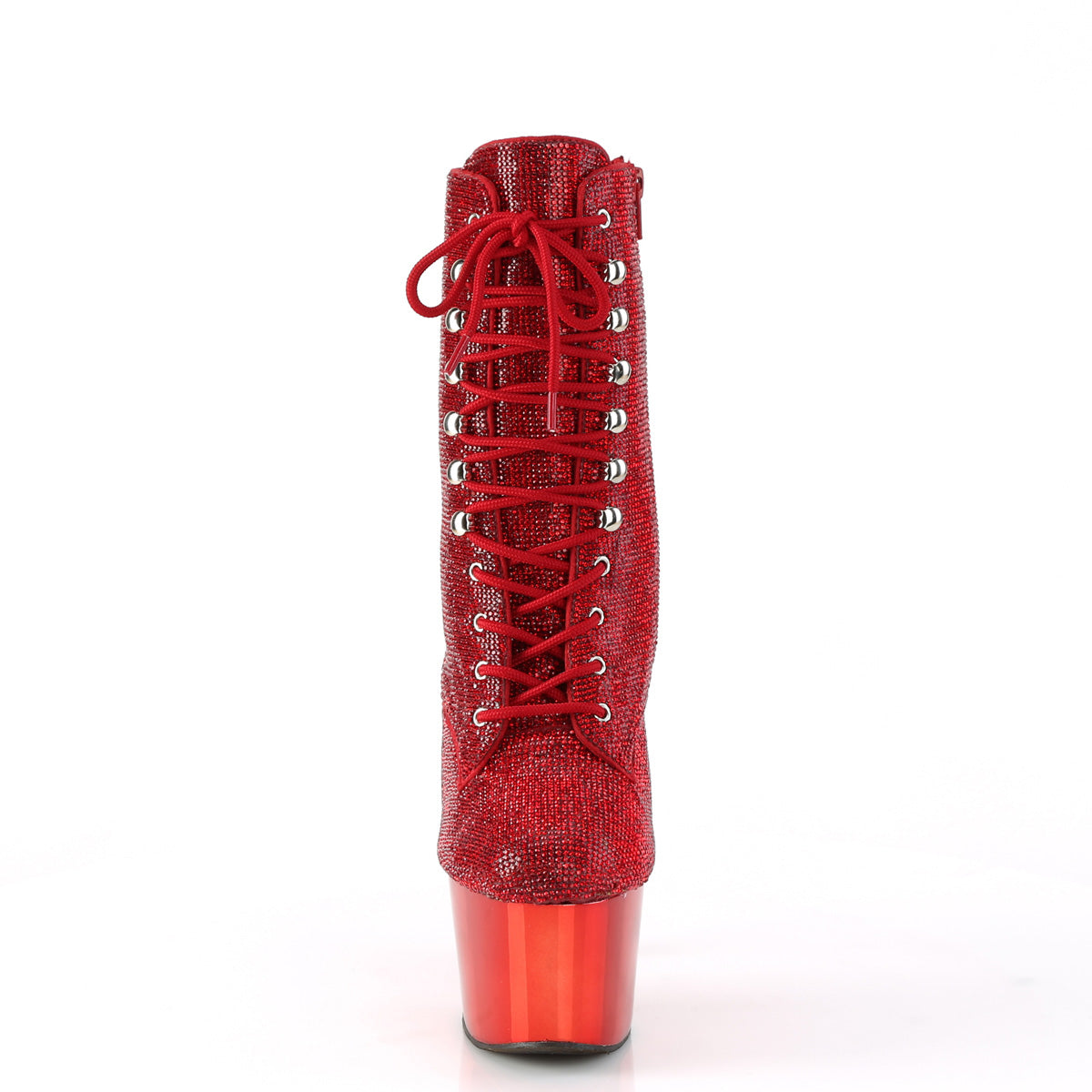 Pleaser  Bottines ADORE-1020CRS rouge rs / chrome rouge