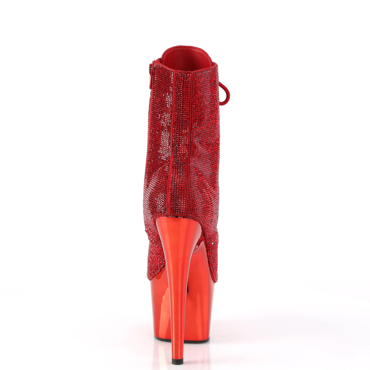 Pleaser  Bottines ADORE-1020CRS rouge rs / chrome rouge