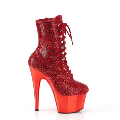 Pleaser  Bottines ADORE-1020CRS rouge rs / chrome rouge
