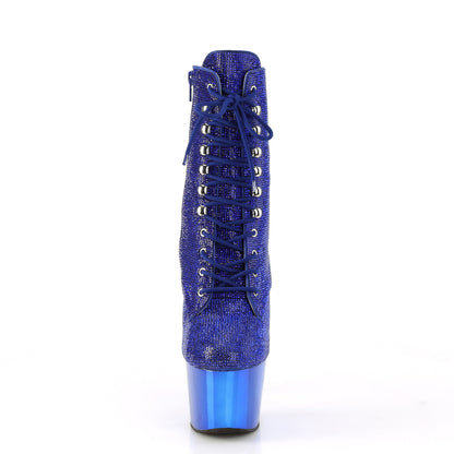 Pleaser  Bottines ADORE-1020CLRS bleu royal rs / chrome bleu royal