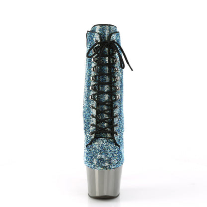 Pleaser  Bottines ADORE-1020CLRS Turquoise Multi RS / Ensan Chrome