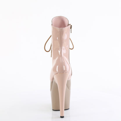 Pleaser Women's Platform Shoes ADORE-1020DC Dusty Pink-Sand Pat/M