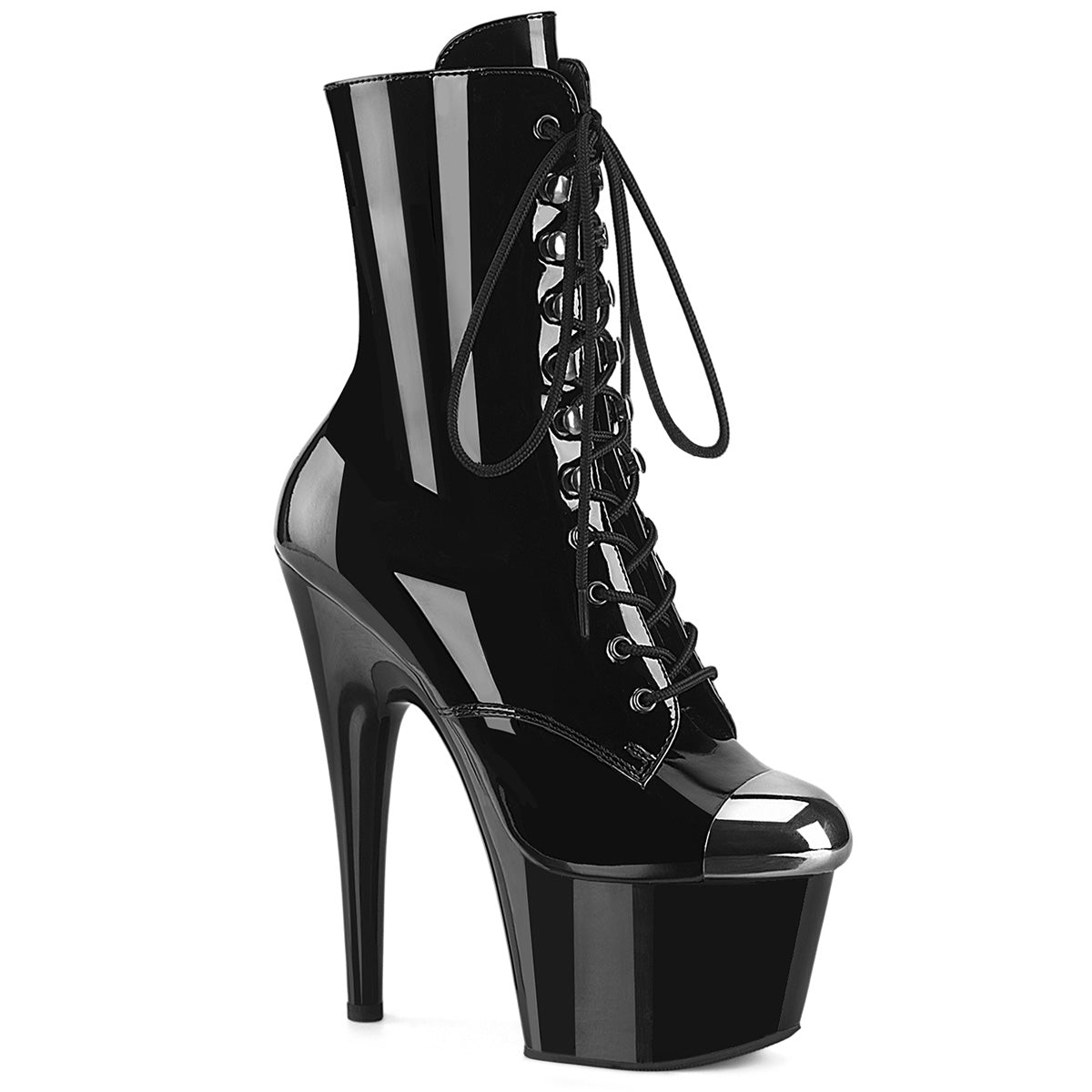 Pleaser Women's Platform Shoes ADORE-1020ESC Blk Pat/Blk