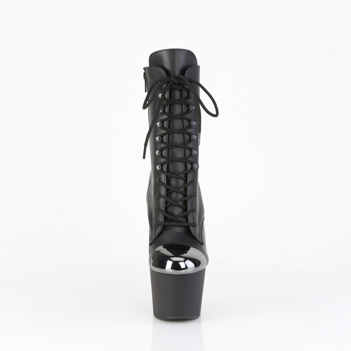Pleaser Women's Platform Shoes ADORE-1020ESC Blk Faux Le/Blk Matte