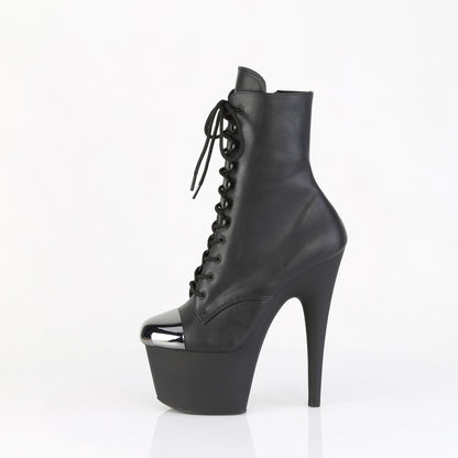 Pleaser Women's Platform Shoes ADORE-1020ESC Blk Faux Le/Blk Matte