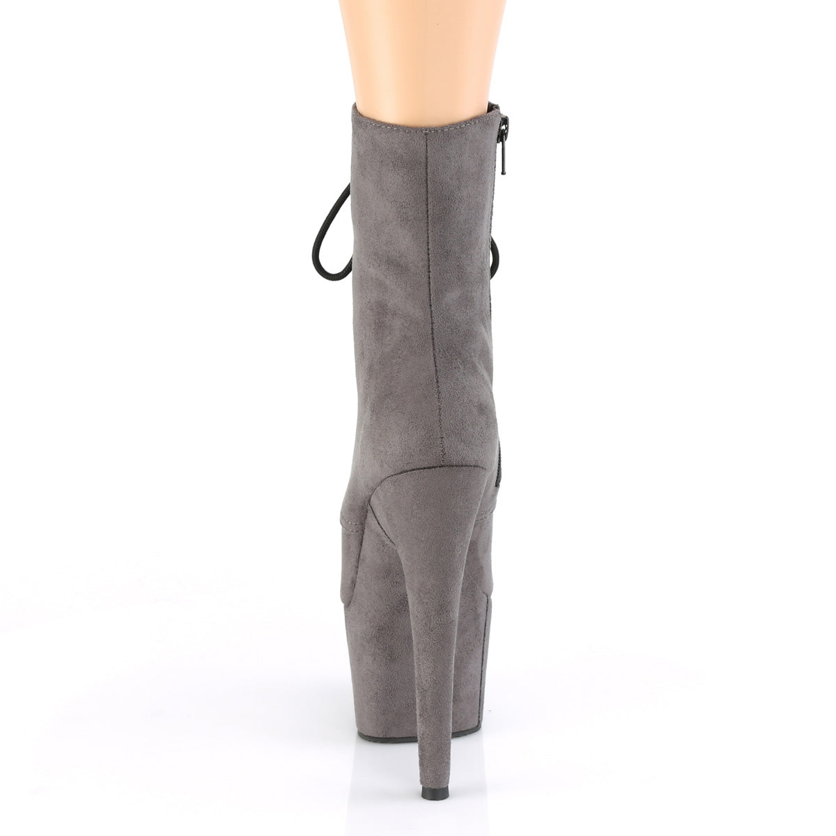 Pleaser Bottines pour femmes ADORE-1020Fs gris faux daim / daim fausse gris