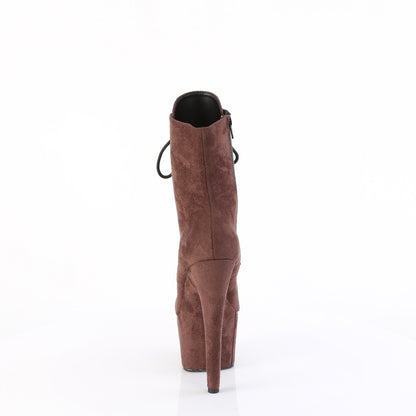 Pleaser   ADORE-1020FS Mocha Faux Suede/Mocha Faux Suede
