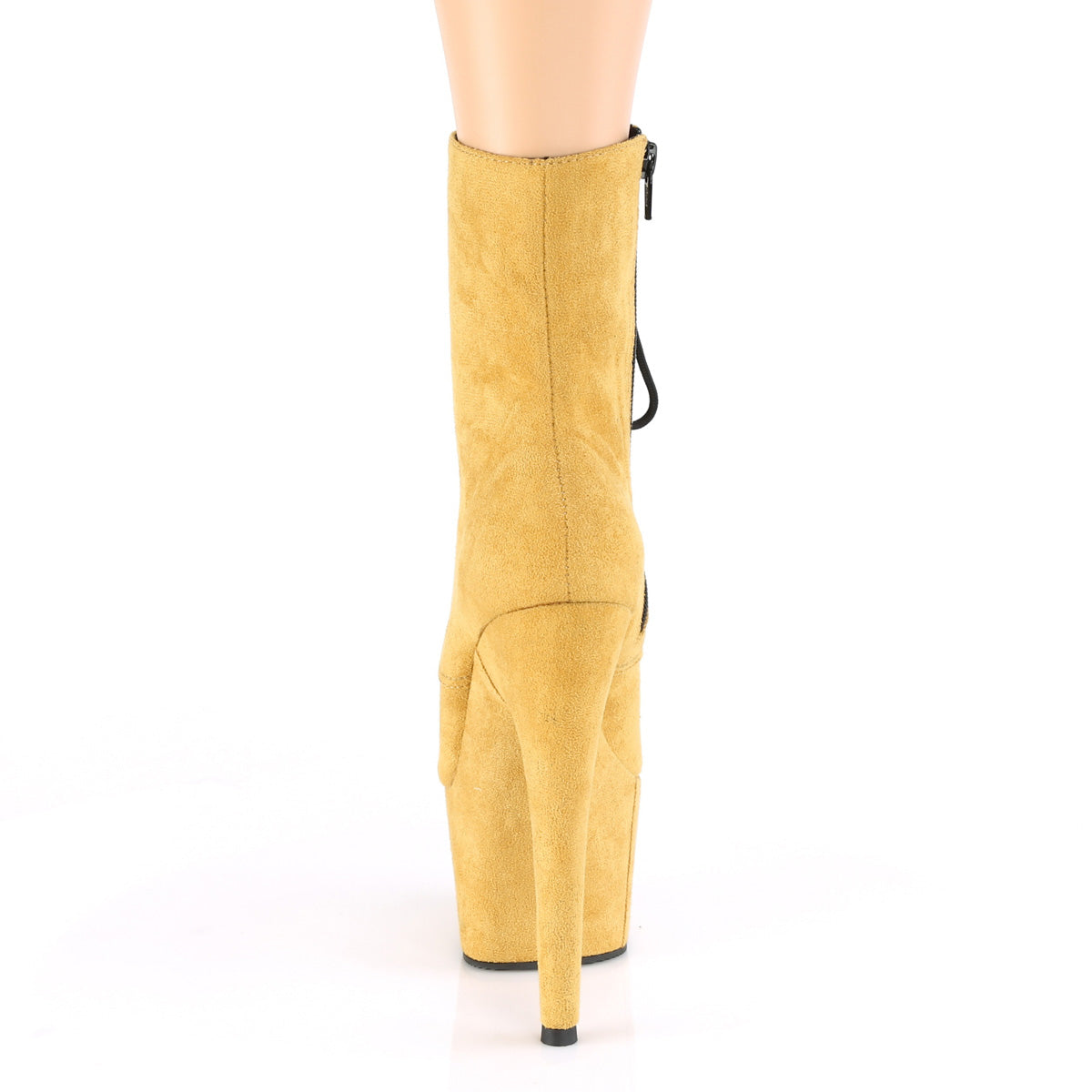 Pleaser Bottines pour femmes ADORE-1020FS Moutarde Faux Suisse / Moutarde Faux Suisse