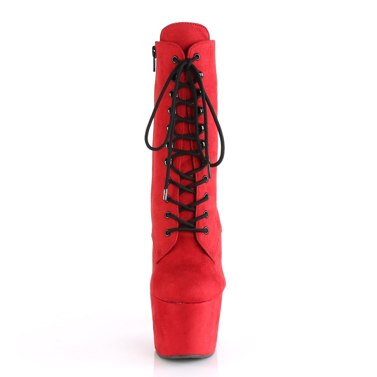 Pleaser Bottines pour femmes ADORE-1020FS rouge en forme de faux suède / daim fausse rouge