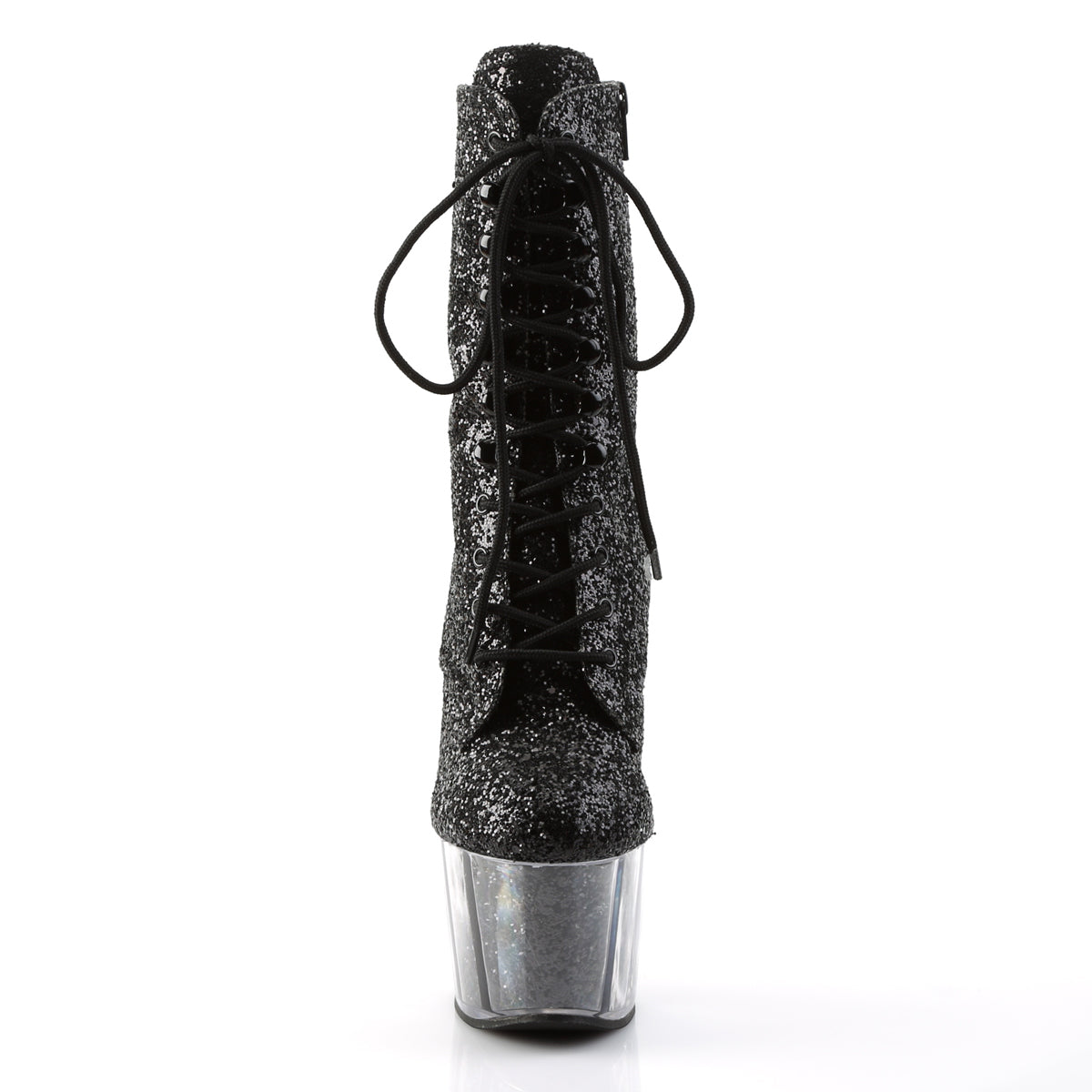 Pleaser Bottines pour femmes ADORE-1020g blk paillettes / blk paillettes
