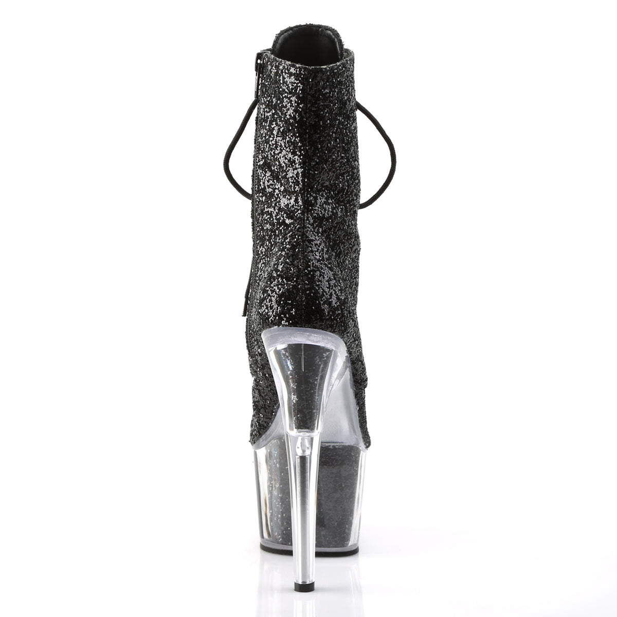 Pleaser Bottines pour femmes ADORE-1020g blk paillettes / blk paillettes