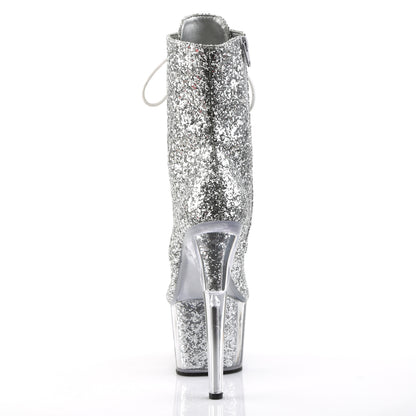 Pleaser Bottines pour femmes ADORE-1020g SLV Glitter / SLV Glitter