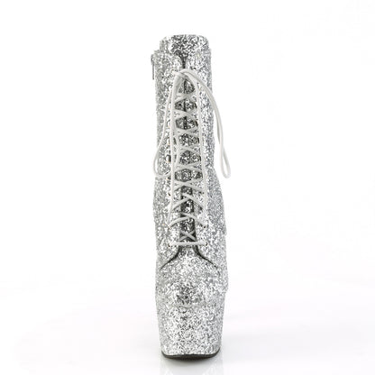 Pleaser  Bottines ADORE-1020 GWR Silver paillettes / paillettes argentées