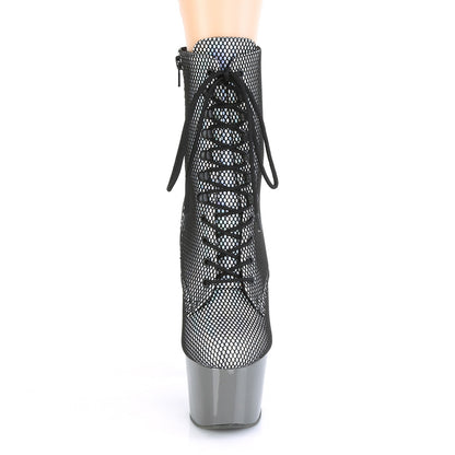 Pleaser Bottines pour femmes ADORE-1020HFN SLV Holo / Ensan Chrome