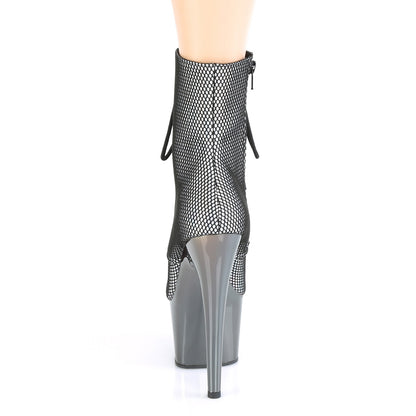Pleaser Bottines pour femmes ADORE-1020HFN SLV Holo / Ensan Chrome