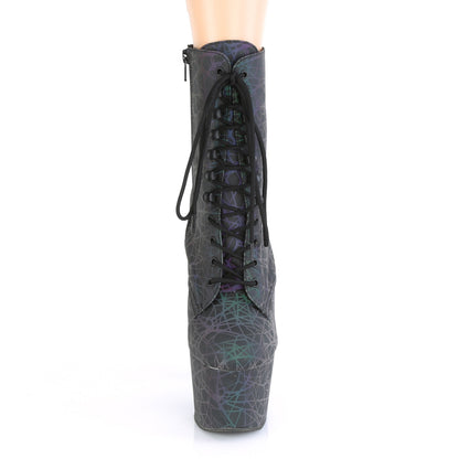 Pleaser Bottines pour femmes ADORE-1020refl vert-violet refl./green-purple reflet.