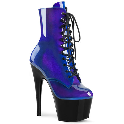 Pleaser Bottines pour femmes ADORE-1020shg bleu-violet / blk