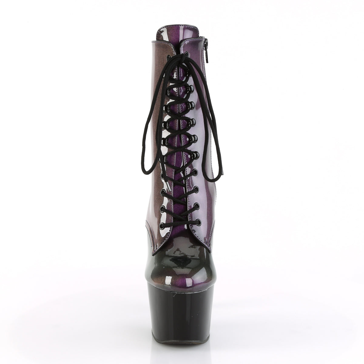 Pleaser Bottines pour femmes ADORE-1020shg violet-Olive/ Blk