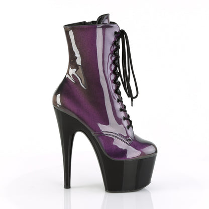 Pleaser Bottines pour femmes ADORE-1020shg violet-Olive/ Blk