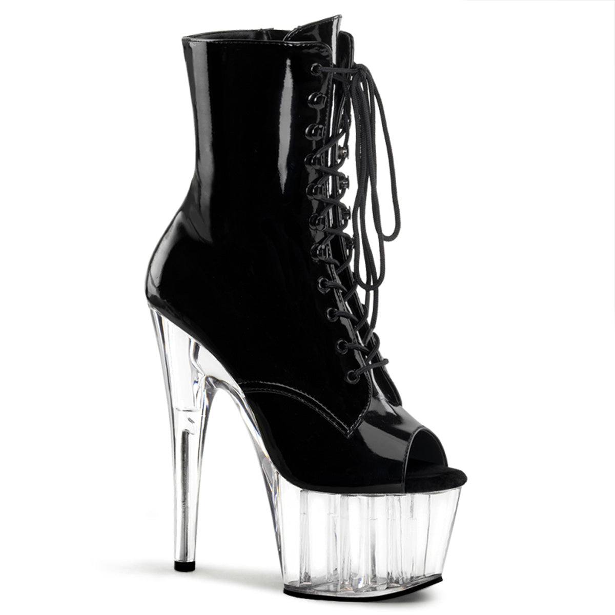 Pleaser Bottines pour femmes ADORE-1021 BLK PAT / CLR