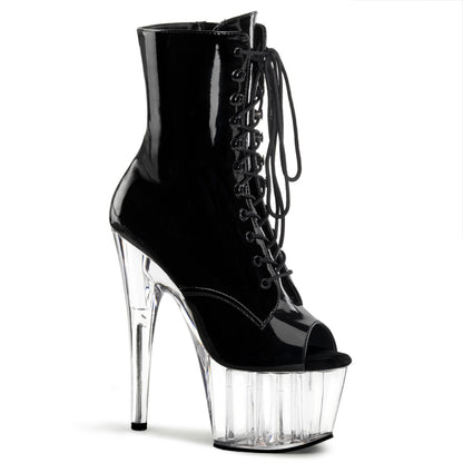 Pleaser Bottines pour femmes ADORE-1021 BLK PAT / CLR