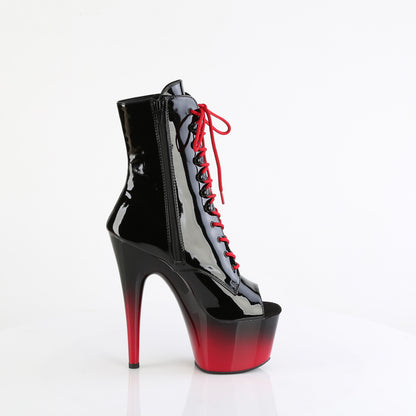 Pleaser   ADORE-1021BR-H Blk Pat/Blk-Red
