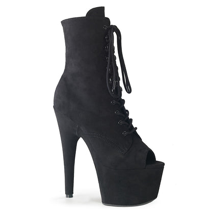 Pleaser Bottines pour femmes ADORE-1021FS BLK FAUX SUDE / BLK FAUX SUDE