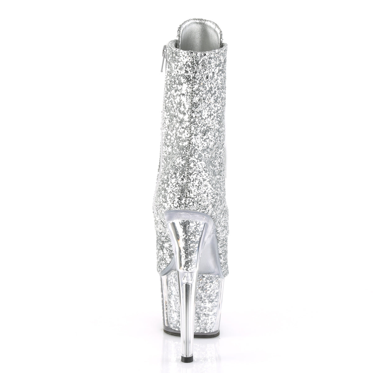 Pleaser Bottines pour femmes ADORE-1021G SLV Glitter / SLV GLITERER