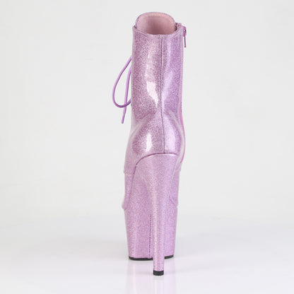 Pleaser Women's Platform Shoes ADORE-1021GP Lilac Glitter Pat/M
