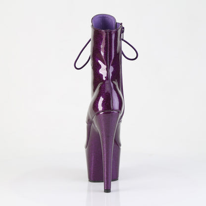 Pleaser Women's Platform Shoes ADORE-1021GP Purple Glitter Pat/M