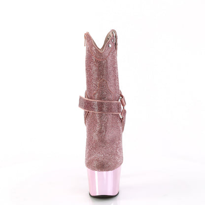 Pleaser  Bottines ADORE-1029Chrs B. Rose Rs / b. Chrome rose