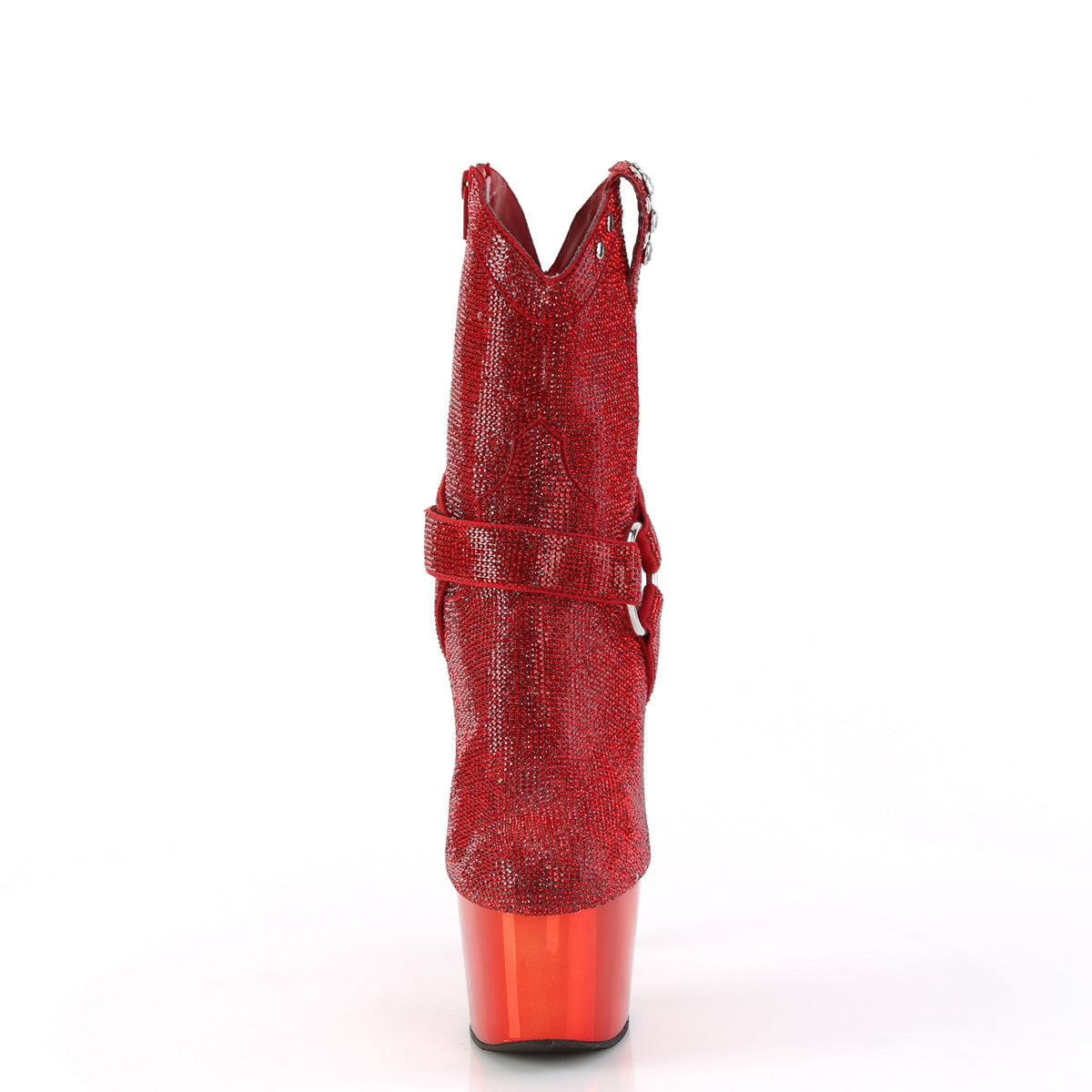 Pleaser  Bottines ADORE-1029Chrs Red RS / Red Chrome