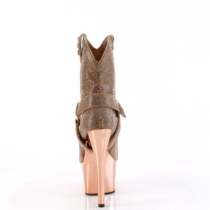 Pleaser  Bottines ADORE-1029Chrs Rose Gold RS / Rose Gold Chrome