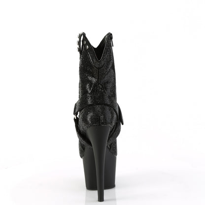 Pleaser  Bottines ADORE-1029rs BLK RS / BLK Matte