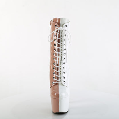 Pleaser   ADORE-1040tt blush-wht pat / blush-wht