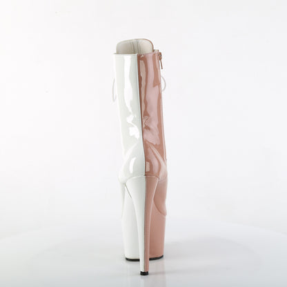 Pleaser   ADORE-1040tt blush-wht pat / blush-wht