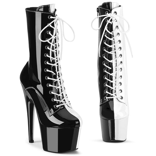 Pleaser   ADORE-1040tt blk-wht pat / blk-wht