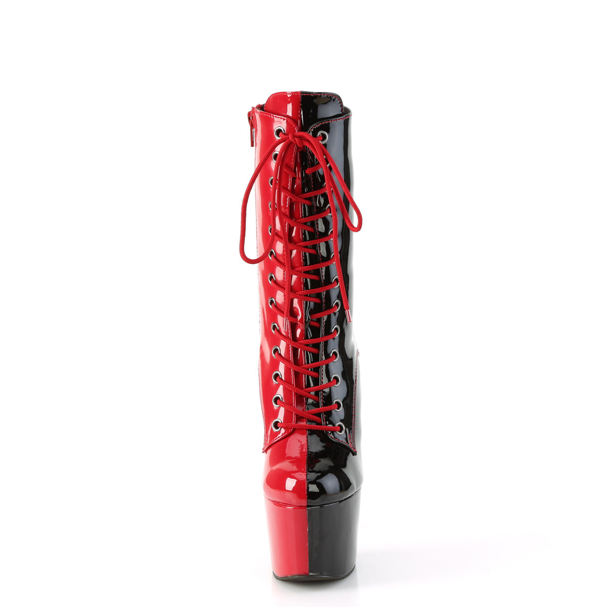 Pleaser   ADORE-1040TT Red-Blk Pat / Red-Blk