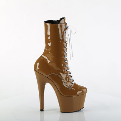 Pleaser   ADORE-1040tt taupe-wht pat / taupe-wht