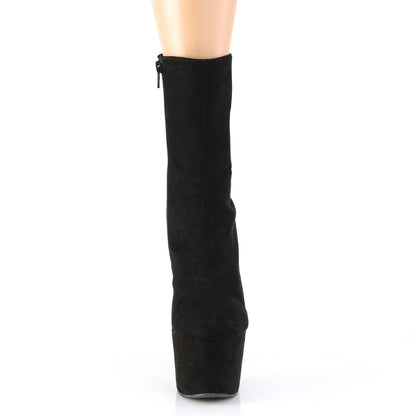 Pleaser Bottines pour femmes ADORE-1042 BLK FAUX SUDE / BLK FAUX SUDE