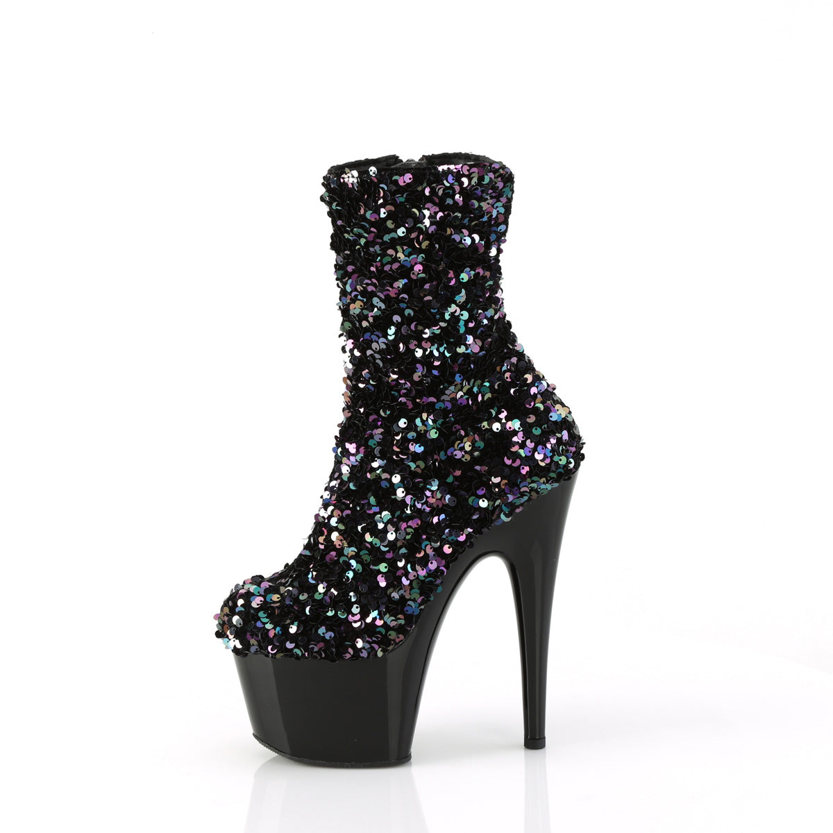 Pleaser   ADORE-1042SQ BLK Multi Sequins / BLK
