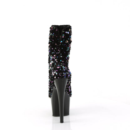 Pleaser   ADORE-1042SQ BLK Multi Sequins / BLK
