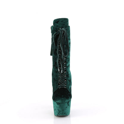 Pleaser  Bottines ADORE-1045vel velours vert émeraude / velours vert émeraude