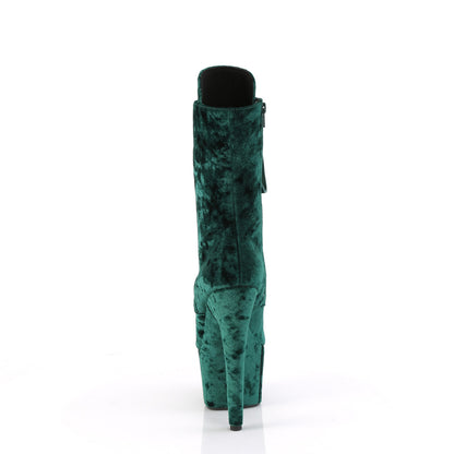 Pleaser  Bottines ADORE-1045vel velours vert émeraude / velours vert émeraude
