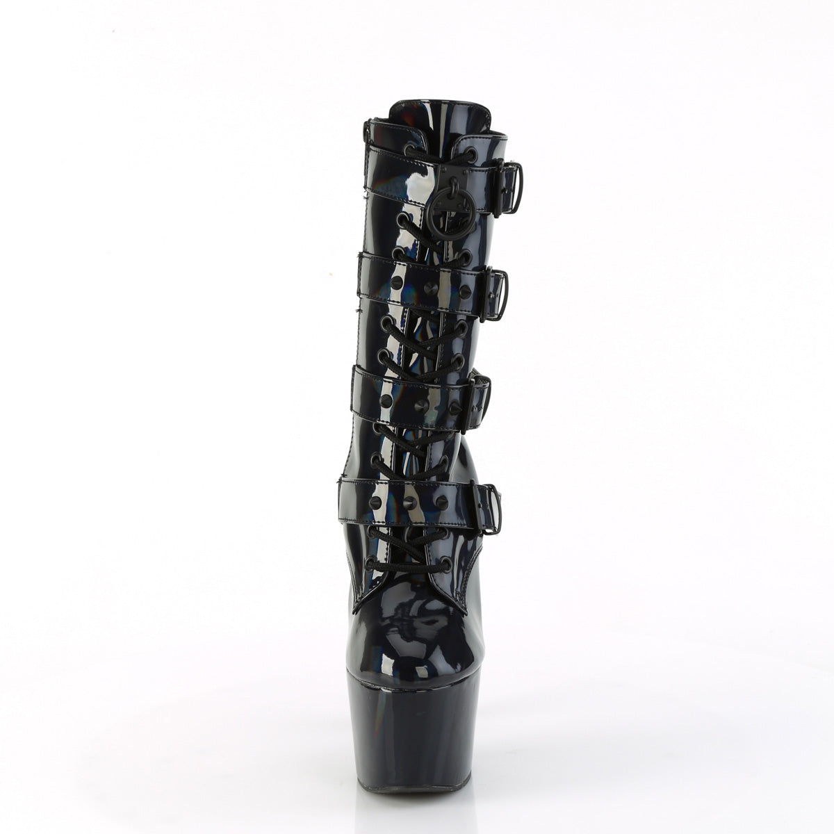 Pleaser   ADORE-1046 BLK HOLO PAT / MATCHING
